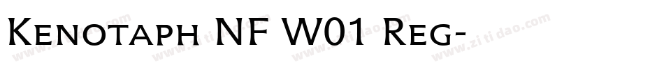 Kenotaph NF W01 Reg字体转换
